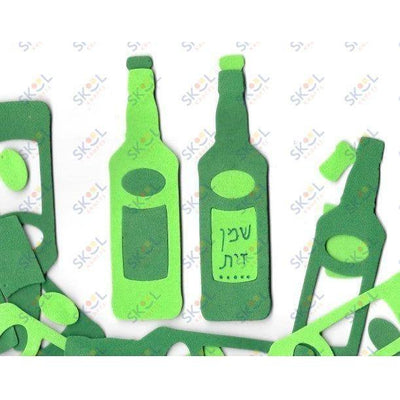 Foam Shape Bottle of olive oil