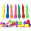 Foam Candles With Holders 100 pcs.