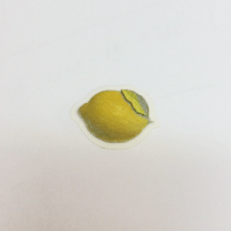 Lemon Cardstock Cutouts 1 1/4" x 1 3/4" 40/pk