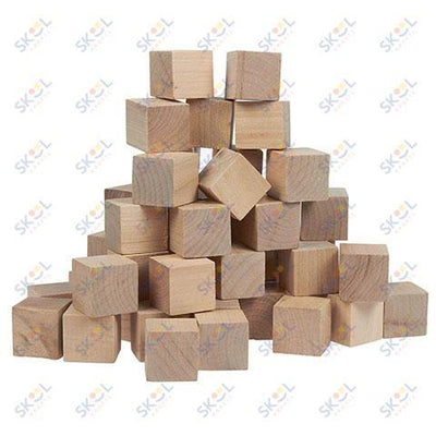 Wooden Cubes (5/8", 500/pk) (Closeout)