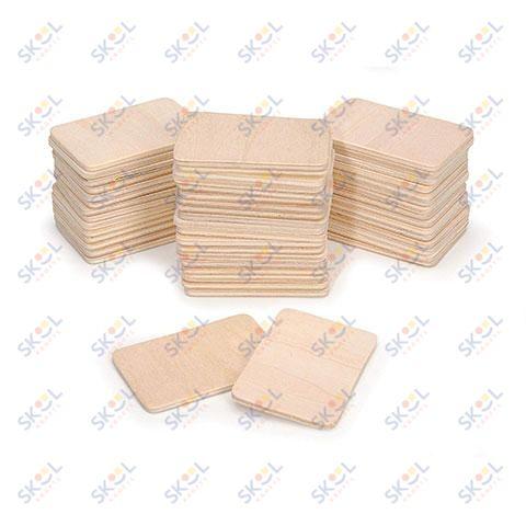 Wood Rectangle 2 5/8" x 5 1/2" 25/pk