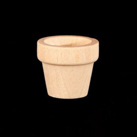 Wood Flower Pot (5/8", 10 Pack)
