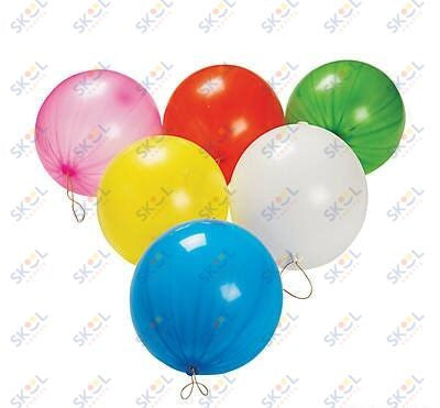 Rubber Punch Ballloons 12/pk