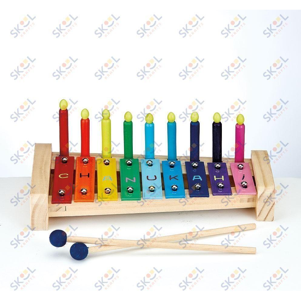 "My First Xylophone" Wood Menorah