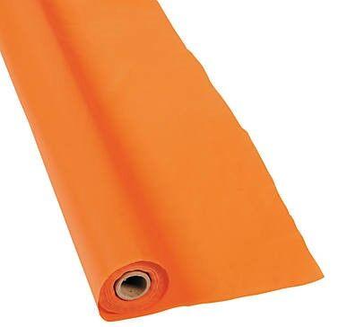 Plastic Orange Tablecloth Roll 40" x 100ft