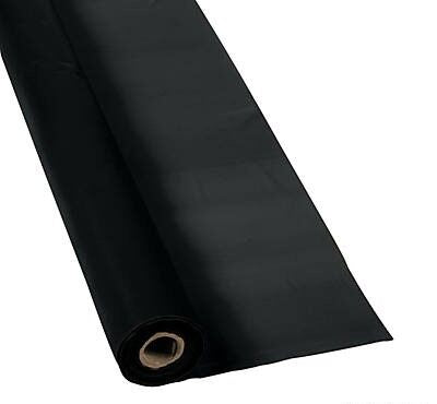 Plastic Black Tablecloth Roll 40" x 100ft