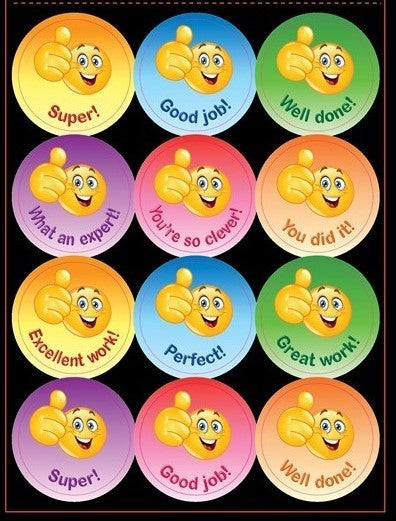 English Applause Stickers 10 Sheets