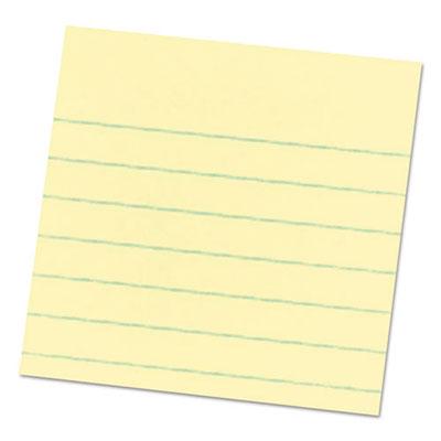 Sticky Notes Ruled (3" X 3", Yellow, 120/pk)