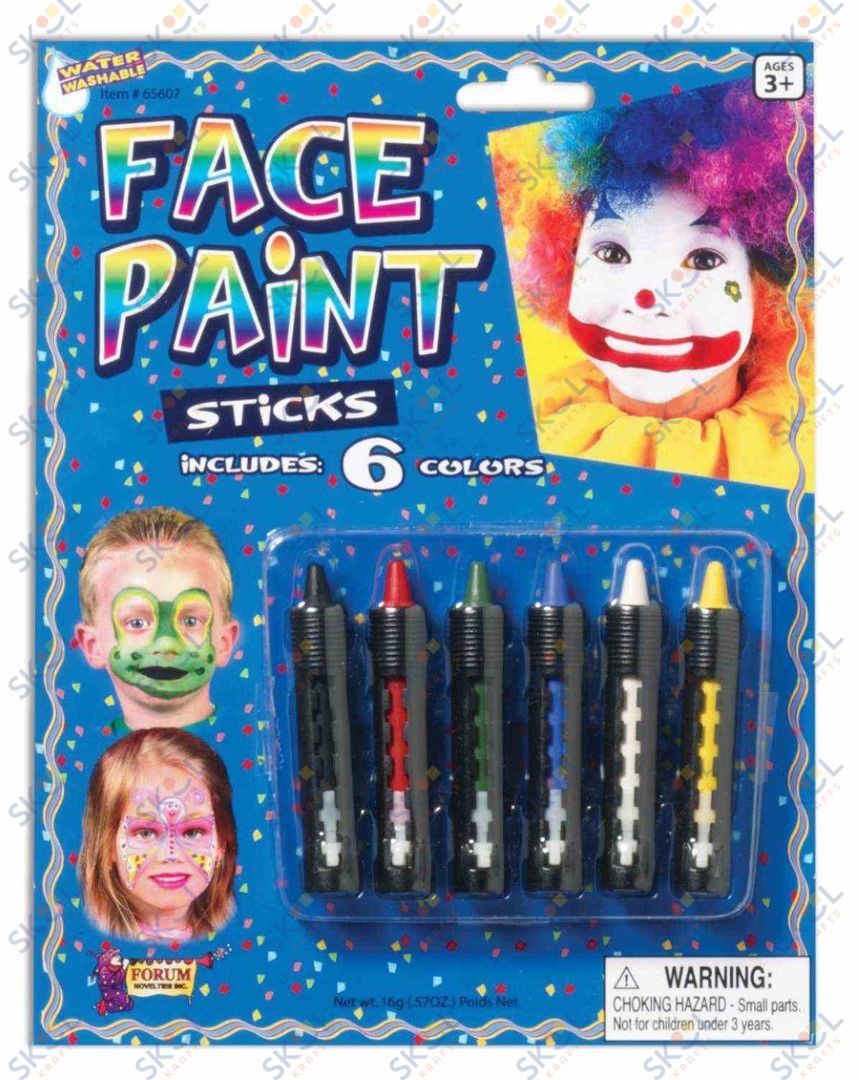 Face Paint Push Up 6 Sticks