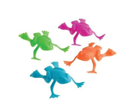 Plastic Jumping Frogs 2" 144/pk