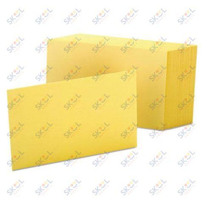Index Cards 100/Pack (Ruled, White, 4" x 6")