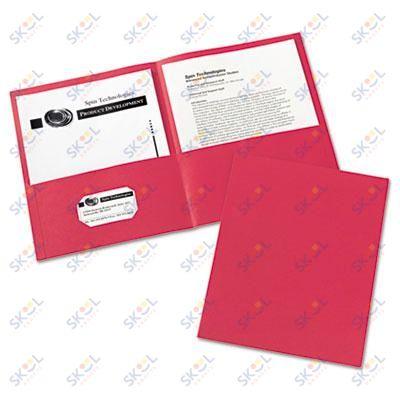 Two Pocket Paper Folders (Assorted, 100 Pack)