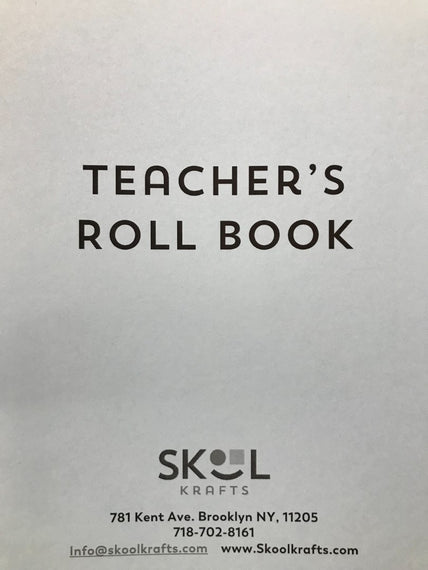 Teachers roll Book English