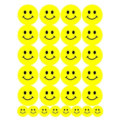 Smiley Faces Stickers 25/Sheets
