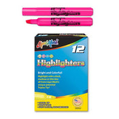 Broadline Fluorescent Highlighter 12/pk (Pink)