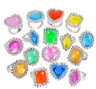 Jewel Plastic Ring 1" 144/pk