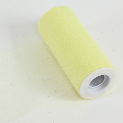 Sparkle Tulle On A Roll 6" 25yds  (Yellow)