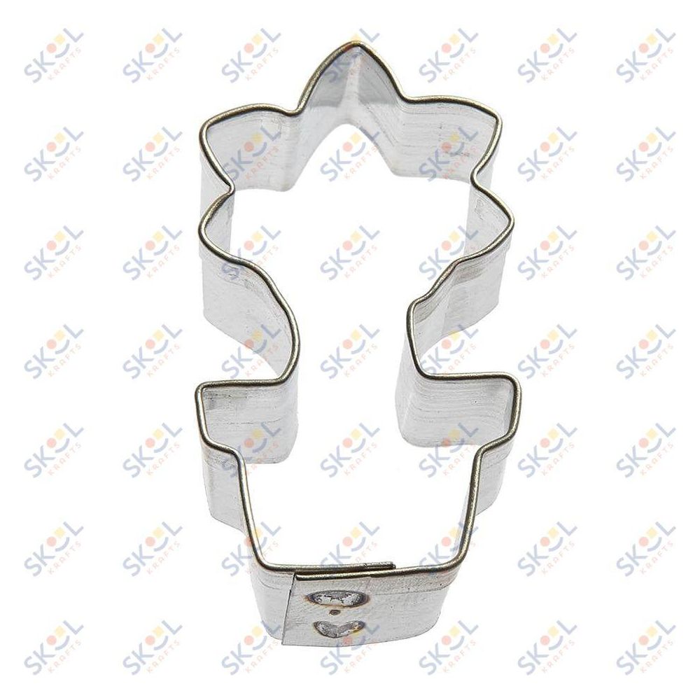 Mini Potted Flower Cookie Cutter 1.5"