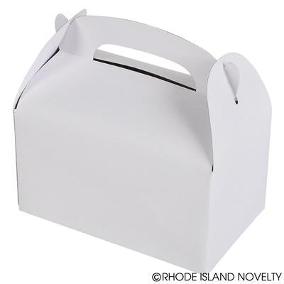 White Treat Box 6.25" 12/pk
