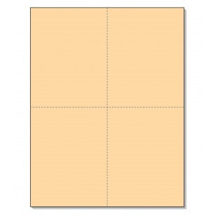 Perforated Cards Buff 4/Pg 250/Pk