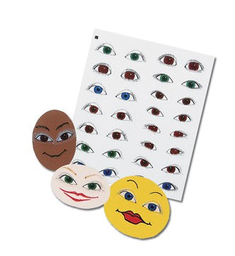 Eyeball Stickers - large 150/pkg