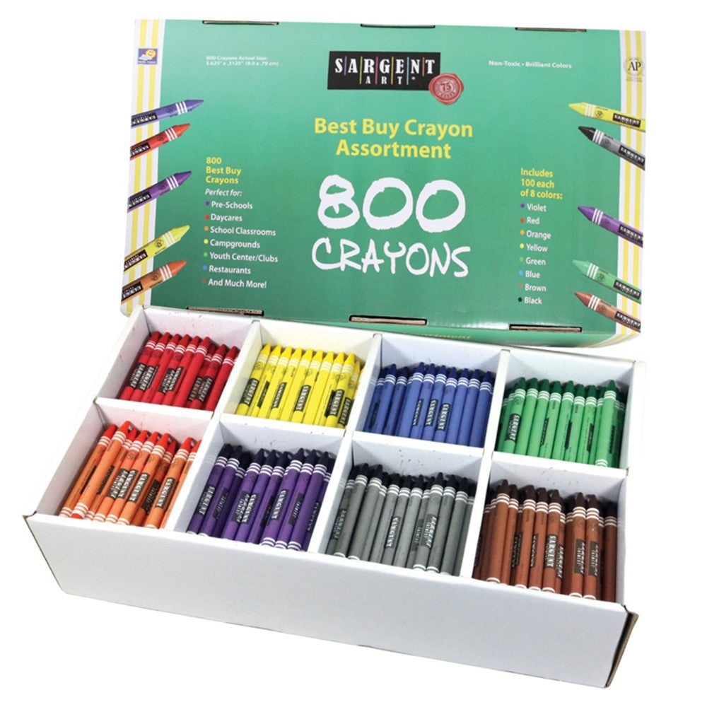 Sargent Art Crayons Classpack