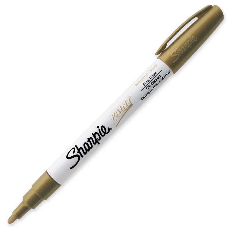 Sharpie Permanent Paint Marker Fine Tip (Gold)