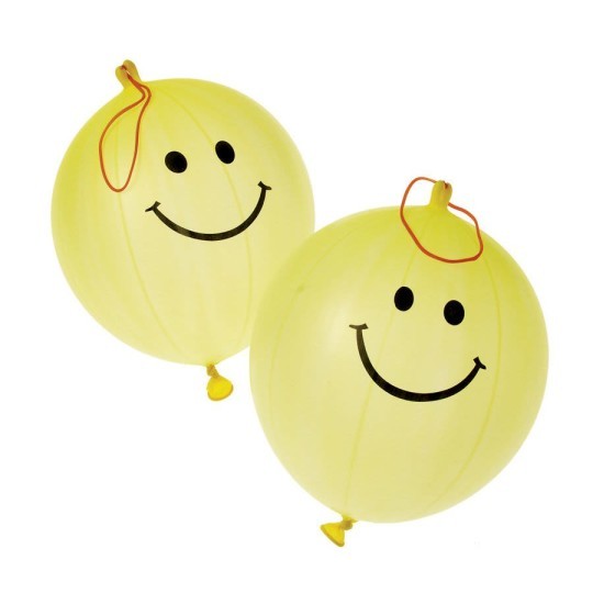Smile punch balloons 12pk