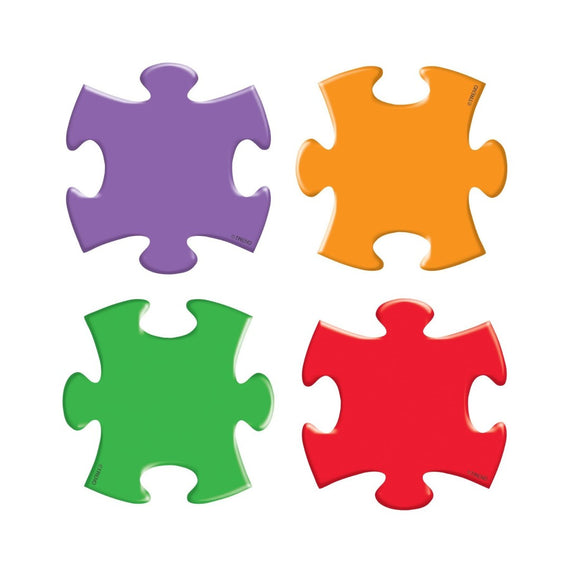 Puzzle Pieces Mini Accents Variety Pack 3" 36/pk