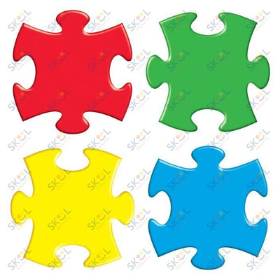 Puzzle Pieces Variety Pack 5 1/2" 36/pk