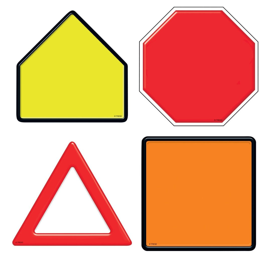 Safety Signs Classic Accents 7" 42/pk