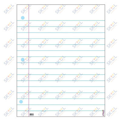 Notebook Paper Chart 22" x 28" 1/pk