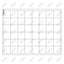 Graphing Grid Chart (Large Squares) Wipe off 17" x 28" 1/pk