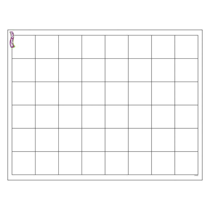 Graphing Grid Chart (Large Squares) Wipe off 17" x 28" 1/pk
