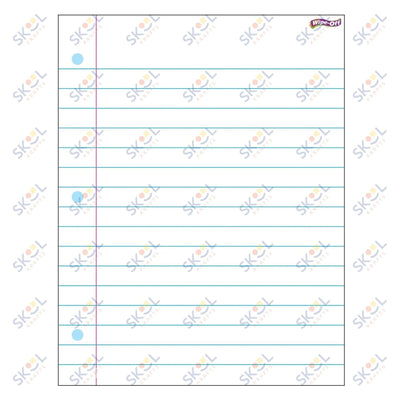 Notebook Paper Chart 17" x 22" 1/pk