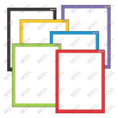 Polka Dots Charts Combo Pack 17" x 22" 6/pk (discontinued)