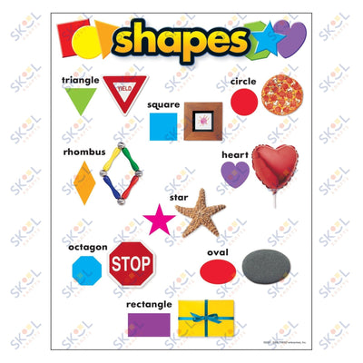 Shapes Learning Chart 17" x 22" 1/pk