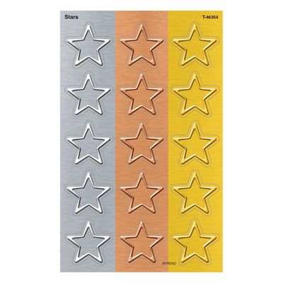 Large Stars Stickers 1 1/4" 20/pk