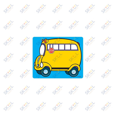 School Bus Labels Self Adhesive 2 1/2" x 3" 36/pk