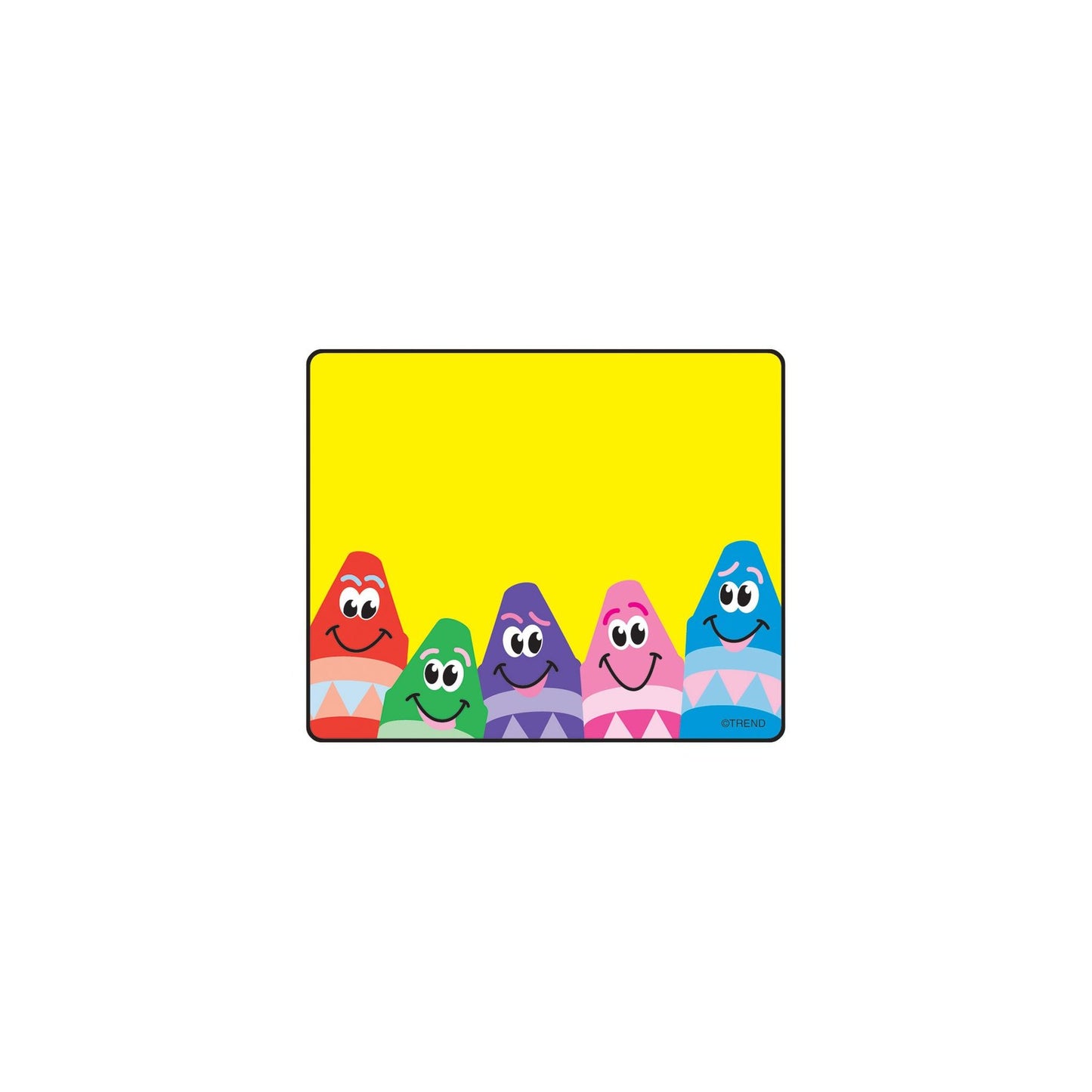 Colorful Crayons Self-adhesive 2 1/2" x 3" 36/pk