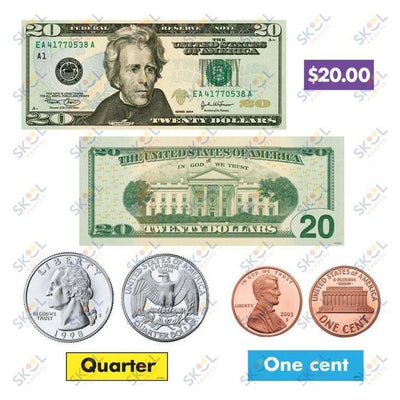 U.S. Money Bulletin Board Set 17" 52/pk(discontinued)