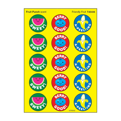 Fruit Punch Scent Stickers 1" 60/pk