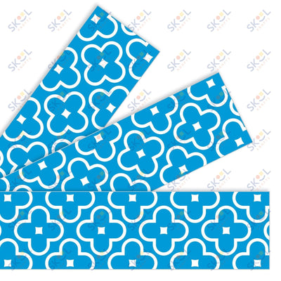 Floral Blue Borders 2 3/4in x 35 3/4ft 1/pk