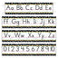 Alphabet Mini Bulletin Board Set Durable & Reusable Paper 5 1/2in x 12ft 6/pk