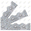 Silver Stars Trimmers 2 1/4in x 39ft 1/pk