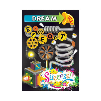 "DREAM PLAN...Success!" Poster Durable & Reusable 13 3/8" x 19" 1pc