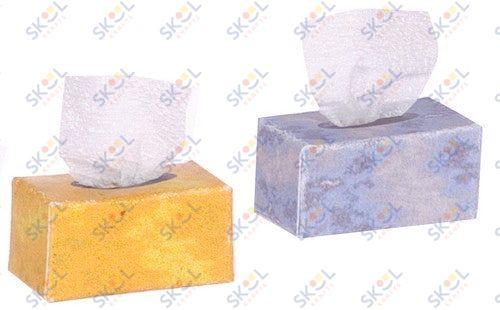 Mini Set of Two Tissue boxes miniature