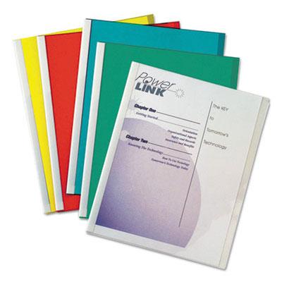 Report Covers with Binding Bars 50/BX (Clear)