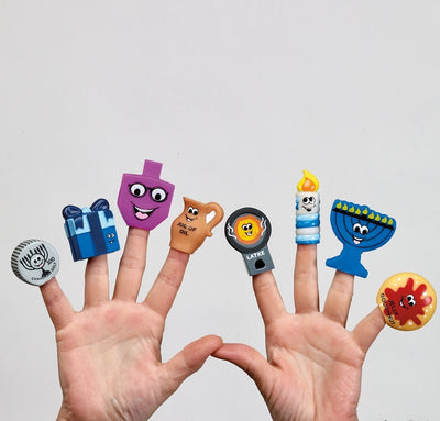 Chanukah Vinyl Finger Puppets