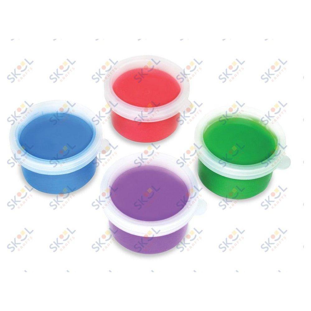 Fingerpaint Tubs x4 Asst Colors 80ml